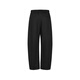 JNBY/Jiangnan Buyi 25 summer new casual pants loose hemp straight pants flexible and comfortable 5P4E13540 001/Black L