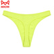 
Catman men's thong high-square pure cotton hollow sexy hip lifting T-trousers low-waisted men's nightclub markless briefs trendy white XL 135-150