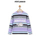Minipeace Peacebird pour enfants Vêtements pour enfants T-shirt à manches longues facpf1416 Dusk Purple 130