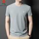 
MONTAGUT 2025 Spring and Autumn (MONTAGUT) short-sleeved T-shirt for men's mulberry silk traceless and non-iron men's T-shirt summer casual KSP-J13576 white L 170 [Suggested 115-130Jin [Jin equals 0.5 kg]]