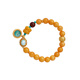 Potala Palace Beeswax Bracelet for Men and Women Aquamarine Transfer Bead Tray Play Amber Sea Pattern Stone Bead Bracelet Birthday Gift