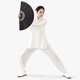 Li ning tai chi Anzug für Männer und Frauen Sommer Tai Chi acht Duanjin Training Anzug für Milchseide Kampfkunst Wettbewerb Chinesischer Stil Anzug L L.