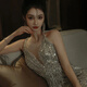 小憨鹿晚礼服女高级感性感重工裙2025新款轻奢小众法式婚纱鱼尾敬酒年会 银白色 L