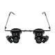Shanghai Mirror 20x magnifying glass 9892A double-eye glasses magnifying glass LED light clock repair light with light