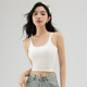 NOME suspender vest for women with slim body and beautiful back and chest pads, one-piece inner and outer strap top, gray M