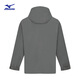 Mizuno (MIZUNO) 25th new style hooded waffle velvet jacket for men and women, three-in-one jacket