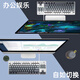 Logitech G502 Hero Gaming Mouse E-Sport Wired Maus K835 Wired Gaming-Tastatur TTC-Achse Körperschlüssel und Maus-Set Home E-Sport-Tastatur K835 Blaue Achse-Extreme Day Grey Key Cap + G502-schwarzer Anti-Slip-Aufkleber