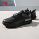 ANTA Wanli丨Comfortable Cushioning Training Shoes Men's Spring and Summer New Soft Sole Commuting Sports Shoes Basic Black-3 39 (245mm)