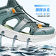 ANTA Children's Sandals Men's and Women's Shoes 2026 Summer New Breathable Water and Land Tracing Shoes Beach Shoes Men's Sage Green/Fish Eye Green-5 38 Shoe Inner Length 24cm