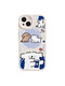 Xinshenghong Line Puppy iPhone 14 Mobile Case Apple 15 Promax Couple 13mini Maltese New 11por Lambskin xsmax Luckin xr Cute Fun [Lavender]-XP12605 iPhone 15 Pro