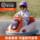 欧乐童儿童电动碰碰车小孩婴儿玩具车可坐人带遥控宝宝四轮汽车充电童车 【卡其色】7A大电瓶+双驱+遥控 蓝牙+早教音乐+灯光+前进后退