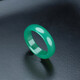 Später traf ich natürliche Rot, Schwarz, Grün, weißes, graues Achat Chalcedon Ring Ring Ring Ring Ring Ring Ring Ring Ring Handheld Perlen Ring Ring Keychain Rot-Achat-Ring (Innendurchmesser ca. 17-18 mm) Ring + Identifikationszertifikat + Geschenkbox