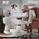 Ubly Wukong Intelligent Roboter Nanny Artificial Intelligence AI Programming Dancing Lernmaschine Ausbildung Lesen Sie frühe Bildung, die chinesische Mathematik Englisch Dialog Dialog Tutor Mobile Story-Maschine Mobile Überwachung intelligenter Lautsprecher Hausbegleitungsroboter [Holiday Gift Birthday Gift Box] Senden Sie Anti-Fall-Pack + 100 Programmierkurs an