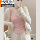 
Modal spring and summer beige gray vest for women with base and inner and outer wear with chest pad suspender pure sexy slim beige.Y683 suspender S