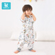 
baby friend baby sleeping bag front 4 back 2 bamboo cotton gauze sleeping bag summer thin baby one-piece pajamas children's anti-kick quilt 90 size