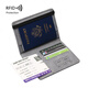 Grenzüberschreitende RFID Anti-Diebstahl Passport Bag Multifunktionaler Passschutzkoffer ID-Bag Reise Passportbeutel Brown