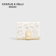 CHARLIE & KELLI官网 CK轻奢包包女包2025新款女士钱包小熊印花零钱包卡包 黄色