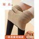 Power camel hair cotton trousers for women to wear in winter, high-waisted slimming warm pants with velvet and thickened foot-stepping spring and autumn leggings, 450g one-piece slimming camel hair-filled model, camel color L (100-125Jin Jin is equal to 0.5kg)