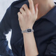 
Caloric King [Starry Sky Little Coco] Fashionable small square watch versatile simple style watch women's diamond-set CK15908