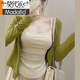 
Modal spring and summer beige gray vest for women with base and inner and outer wear with chest pad suspender pure sexy slim beige.Y683 suspender S