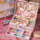 Xinge Children's Ancient Style Perlen Geschenkbox Spielzeug Mädchen Geburtstag Geschenke Haarschmuck Dekoration handgefertigt DIY Play House Pulver