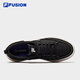 Fila fusion zhang hao même style fichier de mode marque de chaussures pour hommes skateboard 2025 Été nouveau 50-50 chaussures de toile chaussures décontractées noir / lait blanc-bg 42