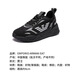 Armani (ARMANI)EA7 Men's Mesh Lace Thick Sole Casual Sneaker Gift Men X8X070 XK165 M826 Black Silver Eagle Logo 43.5 Brand Original Code 43 1/3
