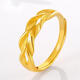Kuang Yi gold wheat ear ring women's pure gold 999 ring ring ear ear safe Valentine's Day gift new Valentine's Day gift