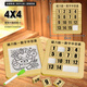 Yuanqi Children's Fun Digital Huarong Road 10x10 Toys Early Education Toys Sliding Passage des élèves primaires Puzzle Luban Lock Birthday Gift 8x8 Magnetic Digital Huarong Road