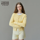 Teenie Weenie [même modèle pour Zhao Lusi] Little Bear's Pull en tricot jaune tricoté Pull de climatisation Cardigan jaune S