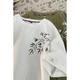 Honglianya T-shirt à manches courtes en lin à manches courtes de style chinois pour les hommes en été 2025 Nouvelle marque à tendance T-shirt en lin en vrac H-T3524 Green M suggère 95-115jin [Jin est égal à 0,5 kg]