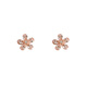 Yican S999 Silver Needle Zircon Flower Earrings Niche Design Earrings 2025 New Style Beautiful Temperament High-end Earrings S999 Silver Needle Zircon Flower Earrings