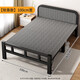 
Full Pin House (no installation) folding bed single bed nap bed nap bed marching bed hospital household accompanying hard board iron bed upgrade lead-1 meter wide 190 long double fold stable and durable