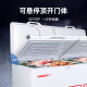 星星（XINGX）冰柜商用大容量冷柜500升以上冷藏冷冻两用冰柜双开门卧式冰箱雪糕柜超市便利店商用冰柜 2.5米975升丨-30℃除霜1级能效1098GE