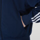 阿迪达斯 （adidas）三叶草外套男2025年春季户外训练针织翻领夹克休闲运动服IR9893 IR9893/深靛蓝/店长推荐 2XL