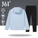 361-Grad-Frauen-Sportjacke Windbreaker Set Short Laded Top Straight Hosen zweiteiler 2025 Herbst neuer Stil Pudding Gelb + Superschwarz (zweiteiliger Set) S 160