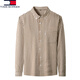 
Tommy Hee Kelly Tommy America Spring and Autumn New Men's Long Sleeve Shirt Anti-Wrinkle-Free-Iron High-end Casual Striped Shirt Jacket Trend C719 Blue XL 175/Suggested 130-145Jin [Jin equals 0.5 kg]
