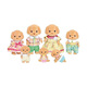 [Quality new product] Sylvanian families Japanese version of Poodle family Playing house girls toy doll set Gifts for children