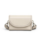 CALWAN KEODH official website bag women's bag new crossbody bag genuine leather pillow bag birthday gift for girlfriend wife [white] fashionable, versatile, simple, practical and heart-wrenching girl girlfriend
