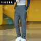 Fr.yh.zh Qizhe Business Spring New Lumière Luxury Men's Business Pantalon Casual Pantalon Poly Color Force Long Pantalon 838 Gray 34 150-160Jin [Jin est égal à 0,5 kg]
