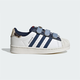 阿迪达斯 （adidas）童鞋24秋男女童经典魔术贴板鞋运动鞋IH3290IH3291 /学院藏青蓝/汉玉白 IH3290 29 11K(适合脚长17.5)