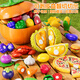 
Sugar rice fruit cut Le children's toys peelable vegetables big persimmon storage can bite boys and girls gifts
