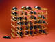 J.K. AdamsJ.K.Adams JK Adams Wood Modular Wine Rack with Natural Pins, 40 Bottles, Maple