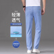Jeepspirit Jeans de seda delgada de hielo 2025 Pantalones delgados de verano de los hombres delgados Jeans luminosos de color azul llave 9767 Azul mediano 33