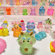 Yusenyi mignon animal lumineux petit sac aveugle petit ornement fille coeur mignon internet célébrité cochon petit animal simulation caricaturé carton blind sac aveugle mystérieux sac aveugle - 100 sacs