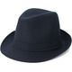 Sombricientos de primavera y verano de mediana edad y ancianos de edad y verano para hombres Sombrero de jazz de la primavera y otoño Sombrero de jazz de hombres Padre papá Old Man Gat Negro (Four Seasons) Material de traje de 59 cm (Volkswagen Head Circumferencia)