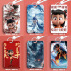 
Zesujia Nezha Ao Bing student sliding cover card set meal card bus card identity card protection case access control card campus style number 679 picture double-sided card cover-no accessories