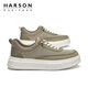 Zapatos de lienzo de Harson zapatos para hombres para hombres para hombres para el verano zapatos versátiles versátiles de tela gruesas tendencia tendencia a los hombres para hombres vs321x11 caki 44