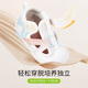 Dr Jiang Spring and Summer Men and Women Children Children et confortable Marche de bébé devant les chaussures de bébé, les sandales respirantes et les chaussures de jeunes enfants, le riz / bleu 21 pieds de longueur d'environ 12,0-12,6