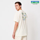 Serie de protección natural y ambiental de Yonex 25SS 16833CR/16835CR Camiseta de deportes al aire libre Hombres y mujeres 16833cr Ice beige (estilo masculino) XL